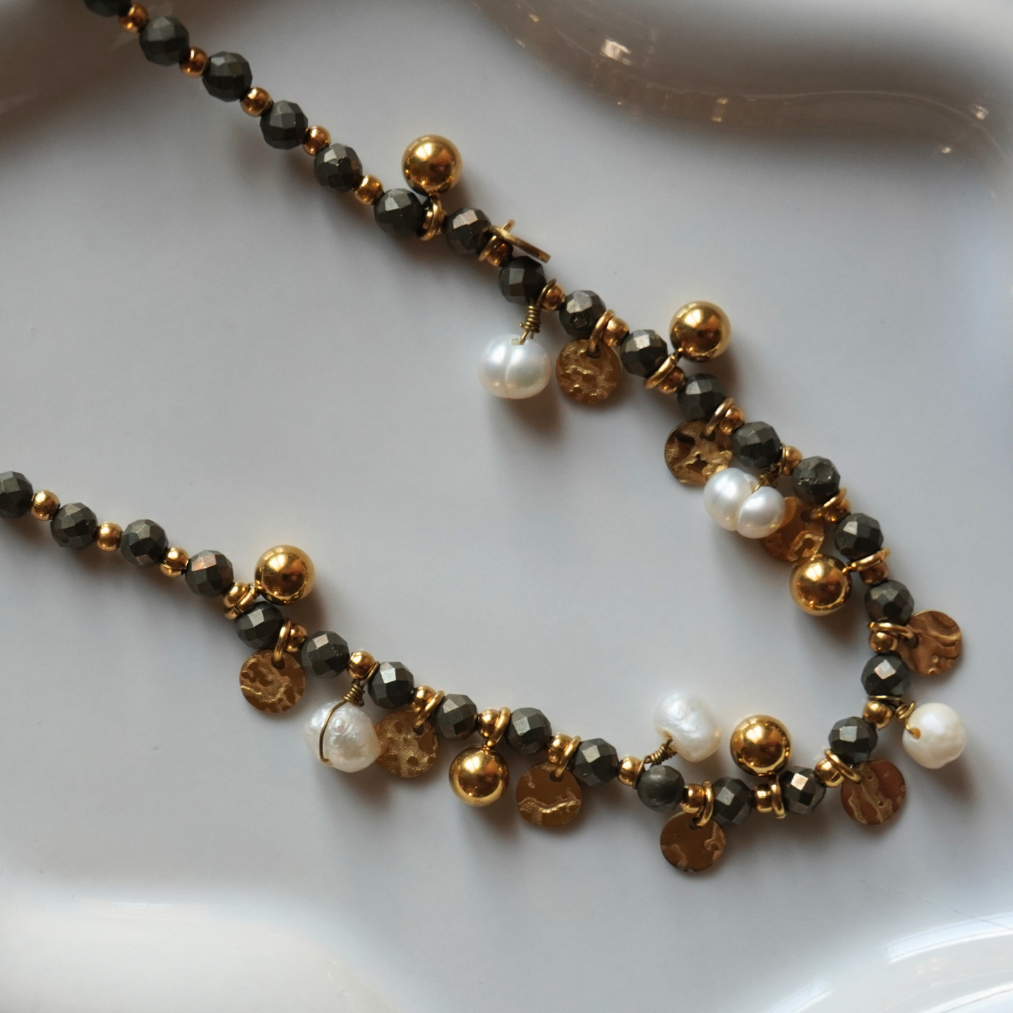 Collier de perles sapin