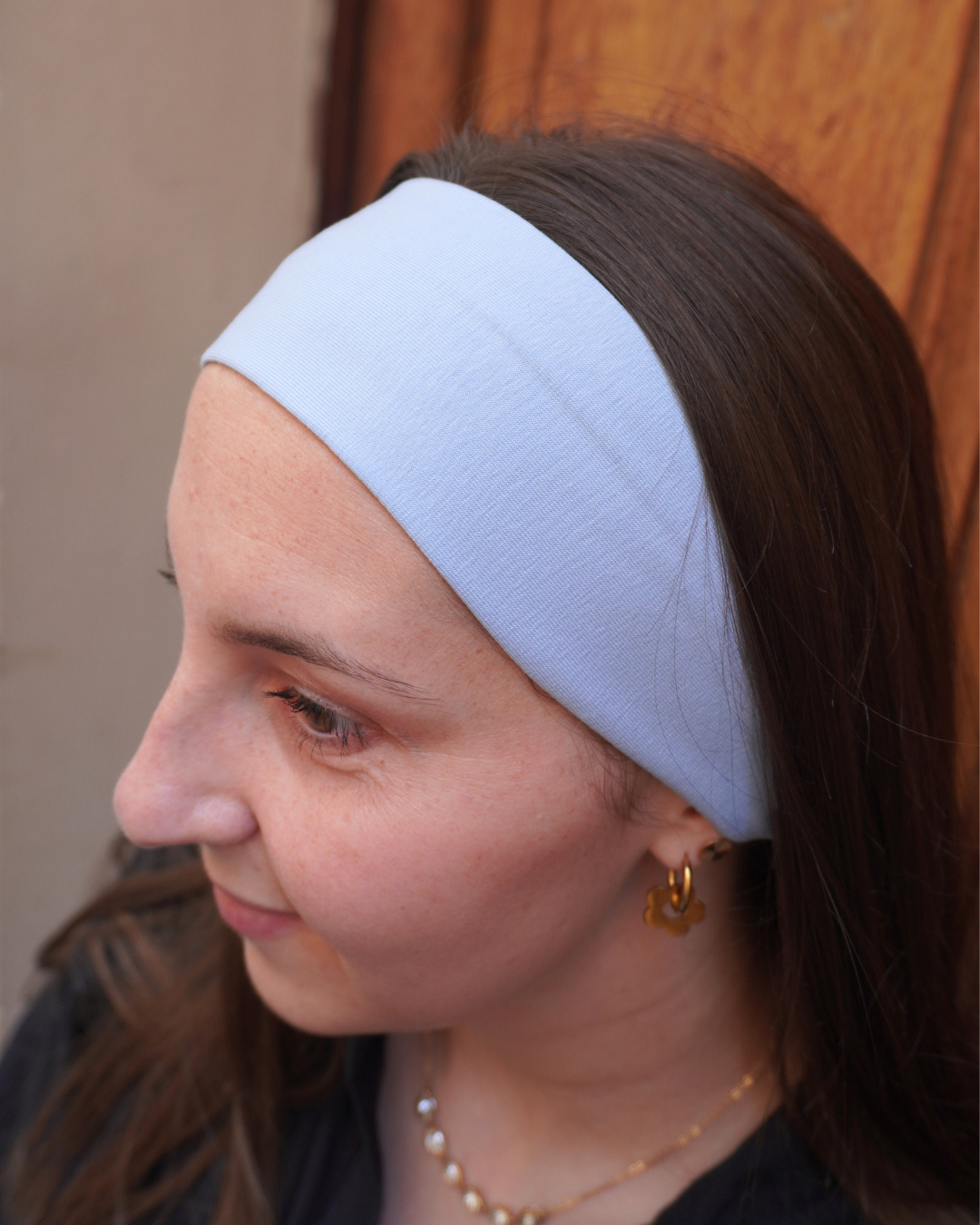 Bandeau bleu pastel