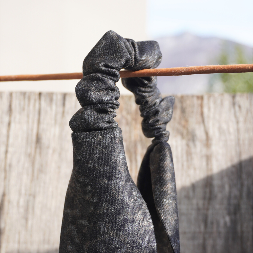 Bandeau léopard anthracite