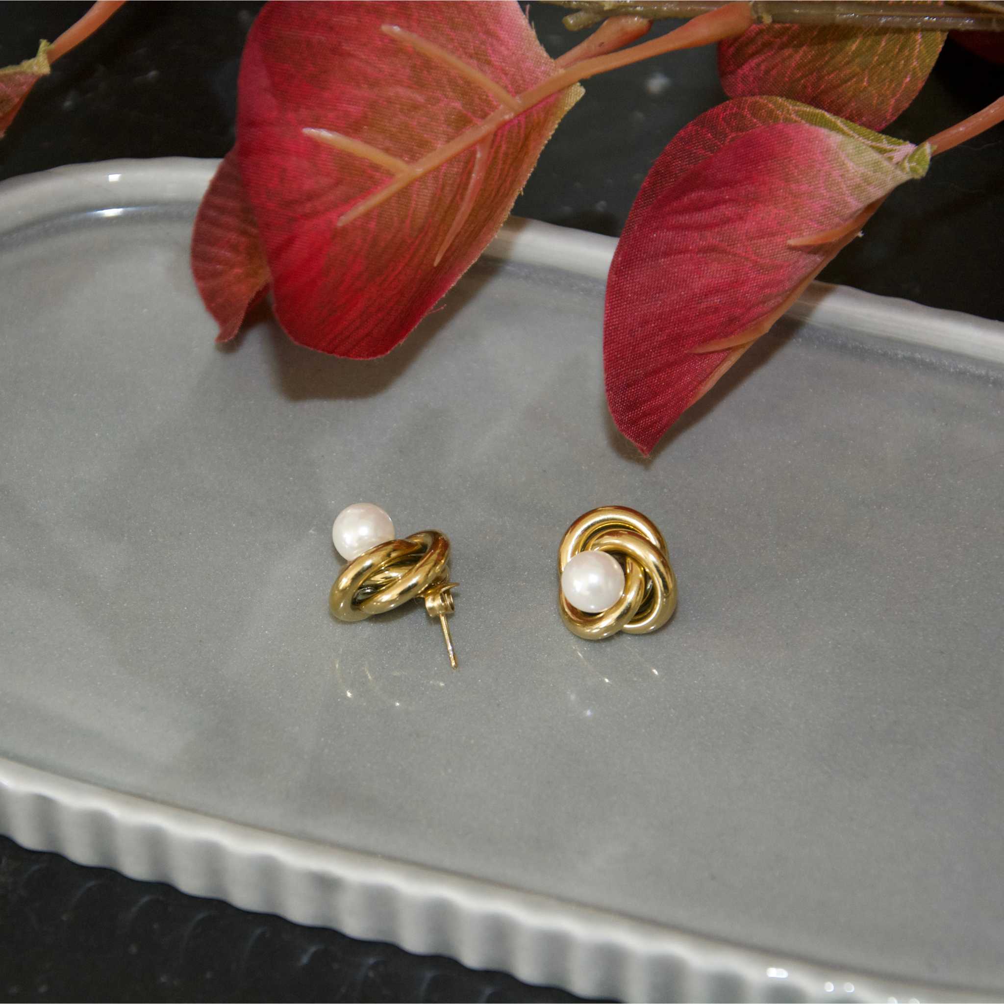 Boucles d'oreilles Perl