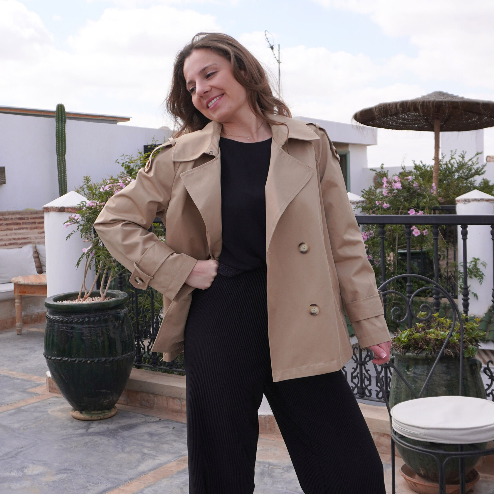 Trench court Céline